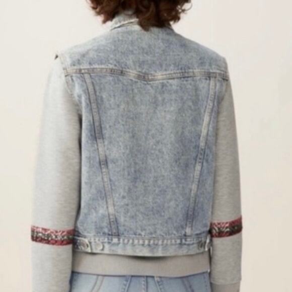 Maje Benedicte Denim Jean Vest 38 - Picture 9 of 13